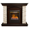Комплект электрокаминов с искусственным камнем Real-Flame Elford STD/EUG/25 5/HL AO с очагом 3D Olympic M52191 - фото 4743096