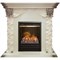 Современный 3D камин с эффектом живого огня Real-Flame Dublin LUX STD/EUG WT с очагом 3D Olympic M68264 - фото 4743107