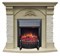 Комплект электрокаминов с искусственным камнем Real-Flame Athena STD/EUG с очагами Fobos/Majestic M51606 - фото 4743116
