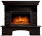 Комплект электрокаминов с искусственным камнем Electrolux EFP/P-3020LS с порталом Firelight Pietra Nuovo 30 камень сланец чёрный, шпон венге M207425 - фото 4743146