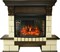 Комплект электрокаминов с искусственным камнем Royal Flame Pierre Luxe Шампань с очагом Dioramic 25 (Темный дуб) M51330 - фото 4743169