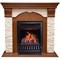 Комплект электрокаминов с искусственным камнем Real-Flame Dublin LUX STD/EUG AO с очагом 3D Oregan M68261 - фото 4743170