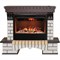 Комплект электрокаминов с искусственным камнем Real-Flame Country 26 AO с очагом 3D Helios 26 M38856 - фото 4743198