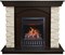 Комплект электрокаминов с искусственным камнем Real-Flame Elford STD/EUG/25 5/HL AO с очагом 3D Oregan M52192 - фото 4743227