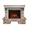 Комплект электрокаминов с искусственным камнем Real-Flame Sorento 25,5/26 с очагом Sparta 25,5 LED M104835 - фото 4743395
