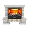 Комплект электрокаминов с искусственным камнем Real-Flame Country 25/25,5 WT 3D Firestar 25,5 M108835 - фото 4743419