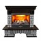 Комплект электрокаминов с искусственным камнем Real-Flame Country Lux Rock 25/25,5 AO 3D Firestar 25,5 M108836 - фото 4743421