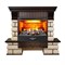 Комплект электрокаминов с искусственным камнем Real-Flame Kavkaz 24/25,5 AO 3D Firestar 25,5 M108841 - фото 4743427