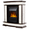 Комплект электрокаминов с искусственным камнем Electrolux EFP/P-1020LS с порталом Firelight Scala Classic сланец скалистый белый, тёмный дуб M134350 - фото 4743473