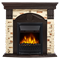 Комплект электрокаминов с искусственным камнем Electrolux EFP/P-1020LS с порталом Firelight Torre Classic камень сланец натуральный, венге M134377 - фото 4743714