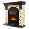 Комплект электрокаминов с искусственным камнем Electrolux EFP/P-1020LS с порталом Firelight Torre Classic камень сланец натуральный, венге M134377 - фото 4743715