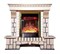 Каменный камин (портал+очаг) InterFlame Exter М / Экстер М с очагом Fobos/Majestic M109888 - фото 4743762