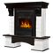 Комплект электрокаминов с искусственным камнем Electrolux EFP/P-1020LS с порталом Firelight Forte Classic камень белый, венге M134362 - фото 4744042