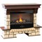Комплект электрокаминов с искусственным камнем Real-Flame Stone new 33 AO с очагом 3D Firestar 33 M38833 - фото 4744174