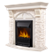Комплект электрокаминов с искусственным камнем Electrolux EFP/P-1020LS с порталом Firelight Torre Classic камень белый, беленый дуб M134384 - фото 4744430