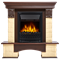 Комплект электрокаминов с искусственным камнем Electrolux EFP/P-1020LS с порталом Firelight Forte Classic камень бежевый, темный дуб M134361 - фото 4744761