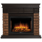 Пристенный электрокамин Electrolux EFP/P-2520LS с порталом Firelight Bricks WOOD 25 камень темный, шпон венге M134441 - фото 4744983
