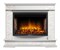 Пристенный электрокамин Electrolux EFP/P-3020LS с порталом Firelight Scala 30 сланец скалистый белый, белый дуб M136982 - фото 4745015