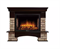 Пристенный электрокамин Electrolux EFP/P-3020LS с порталом Firelight Forte Wood 30 камень коричневый, шпон темный дуб M138871 - фото 4745045