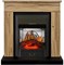 Пристенный электрокамин Royal Flame BERGEN дуб галифакс с очагом Majestic FX M Black/Brass M232312 - фото 4747316