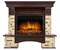 Пристенный электрокамин Electrolux EFP/P-2520LS с порталом Firelight Pietra 25S камень сланец натуральный, шпон темный дуб M231691 - фото 4747410