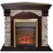 Камин угловой для дома электрический Real-Flame Dublin ROCK Corner STD/EUG 24 AO с очагом Fobos s Lux BL/BR, Majestic s Lux BL/BR M67396 - фото 4748273