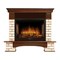 Угловой электрокамин Electrolux EFP/P-2720RLS с порталом Firelight Forte Wood 25 U (угловой) камень коричневый, шпон темный дуб M138794 - фото 4748276