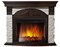 Угловой электрокамин Electrolux EFP/P-2720RLS с порталом Firelight Torre 25U (угловой) камень белый, шпон темный дуб M231644 - фото 4748792
