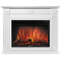 Угловой электрокамин Electrolux EFP/P-2520LS с порталом Firelight Frame 25U (угловой) шпон белый M134408 - фото 4748977