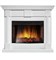 Угловой электрокамин Electrolux EFP/P-3320RLS с порталом Firelight Colonna 30 U белый M134475 - фото 4749049