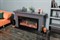 Линейный электрокамин Royal Flame California Graphite Grey (серый графит) с очагом Vision 42 LOG LED M203788 - фото 4750926