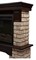 Классический портал для камина Firelight Forte Wood Classic камень коричневый, шпон темный дуб M231358 - фото 4758962