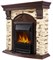Классический портал для камина Firelight Torre Classic Сланец натуральный/Темный дуб M51422 - фото 4759468