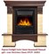 Классический портал для камина Firelight Forte Classic Бежевый/Тёмный дуб M51412 - фото 4759520