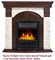Классический портал для камина Firelight Torre Classic Белый/Тёмный дуб M51419 - фото 4759540