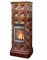 Дровяная печь ABX Kaledonie EXclusive XL высокая, коричневая M213953 - фото 4765189