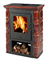 Дровяная печь THORMA BORGHOLM, черный/керамика каштановая M201419 - фото 4765979