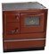Дровяная печь THORMA OKONOM 85/FIKO DELUXE, левая, коричневая M200831 - фото 4766182
