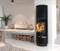 Дровяная печь THORMA DELIA Ceramic PLUS, черная/керамика черная M201174 - фото 4766368