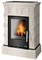 Дровяная печь ABX Britania KPI кафельный цоколь, перламутр M213873 - фото 4767236