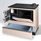 Дровяная печь THORMA OKONOM 85/FIKO DELUXE, левая, бежевая M200836 - фото 4767375