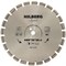 Диск алмазный Hilberg Asphalt Laser 400 мм (сегментный, с защитным зубом) 142-022762 - фото 4837119