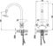 Смеситель для кухни Zenta Flex Z0701_R T0030492 - фото 5407650