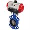 Затвор дисковый поворотный DN WBV1413E-2W-Fb Ду40 Ру16, корпус - чугун GGG50, диск - чугун GGG40, уплотнение - EPDM, с пневмоприводом DN DA-052 и пневмораспределителем 4M310-08 24В D050-16919 - фото 5412967