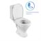 Унитаз компакт Santeri Грация горизонтальный выпуск белый, 1P2103S0000BF T0063969 - фото 5432961