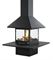 Готовый дровяной каминокомплект TRAFORART VULCANO CENTRAL со стеклом полка керамика белая M206827 - фото 5562221