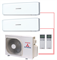 Мульти сплит-система на 2 комнаты Mitsubishi Heavy Free Match SCM40ZS-W/SKM20ZSP-W*2шт M25835 - фото 5738522